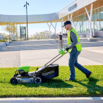 Газонокосилка аккумуляторная GREENWORKS LM221S (2519407) [82В, без АКБ и ЗУ]