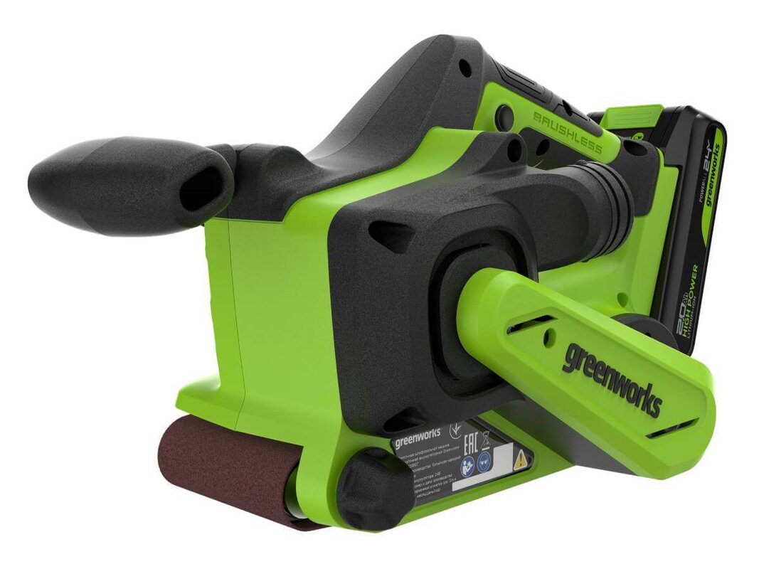 Шлифмашина ленточная аккумуляторная GREENWORKS G24BS (3100607CUA)