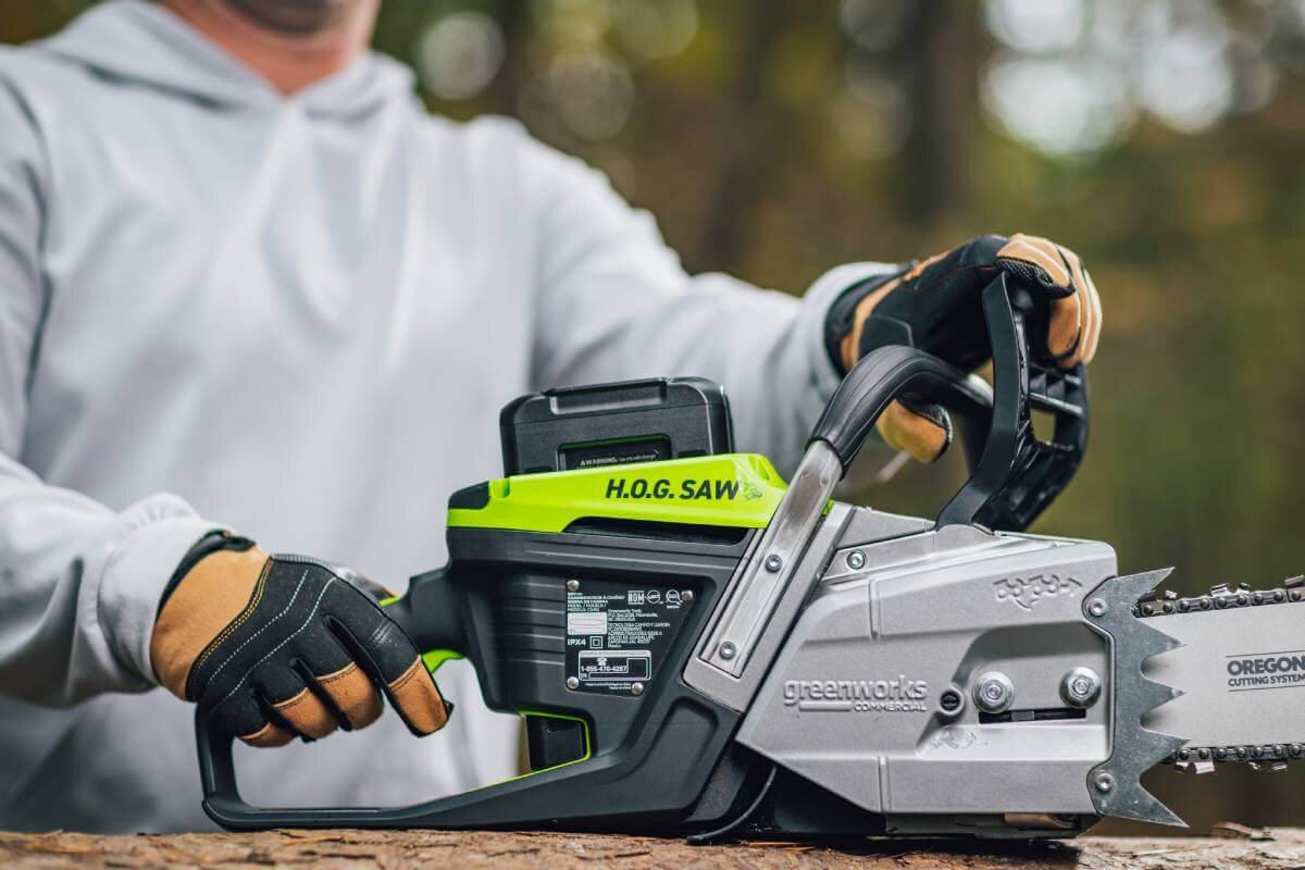 Пила цепная аккумуляторная GREENWORKS OCS800 (2009707) [82В, без акб и з/у]