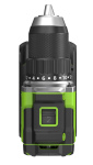Дрель-шуруповерт Greenworks DD560 Anti-kickback (3708407CUA) [24В, 1х2.0 Ач, бесщеточный, кейс]
