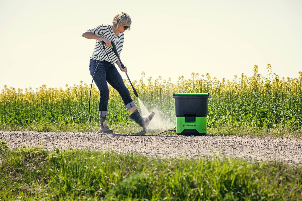 Мойка высокого давления аккумуляторная GREENWORKS GDC40 без АКБ и ЗУ (5104507)