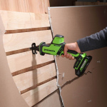 Пила сабельная аккумуляторная GREENWORKS GPT-CRS-25 (1200507CUA)