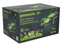 Газонокосилка аккумуляторная GREENWORKS G24X2LM411 (2520907UD) [2х24В, 2х4.0 Ач, з/у]