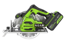 Пила дисковая аккумуляторная GREENWORKS GD24CS (1500907CUG)
