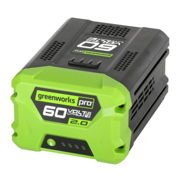 Аккумулятор GREENWORKS G60B2 60.0V 2.0Ah Li-Ion (2918307)