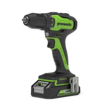 Шуруповерт Greenworks GD24DD35 (3704007UA) [24В, 1х2 Ач]