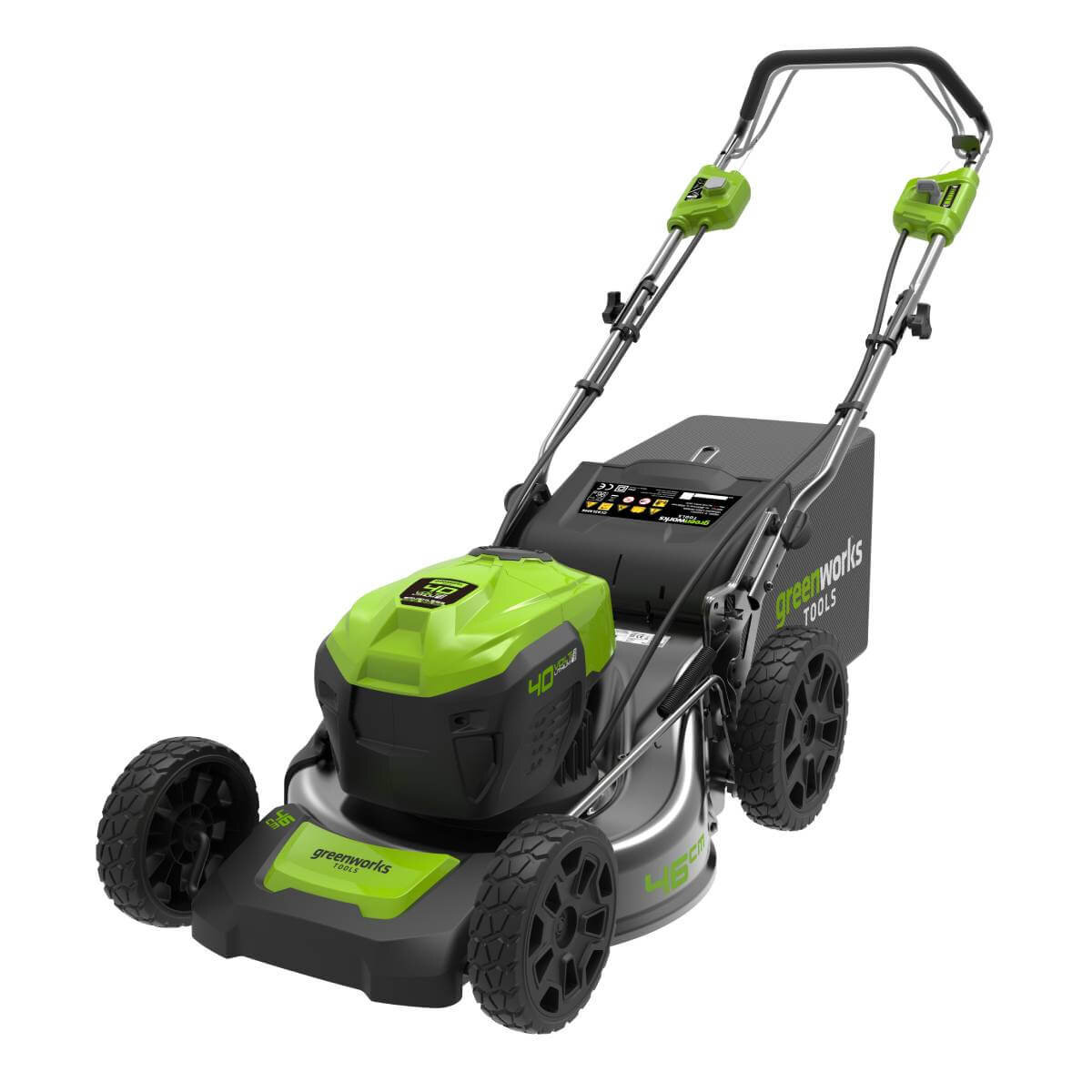 Газонокосилка аккумуляторная самоходная GREENWORKS GD40LM46SP (2506807UH) [40В, 1х8.0 Ач, з/у]