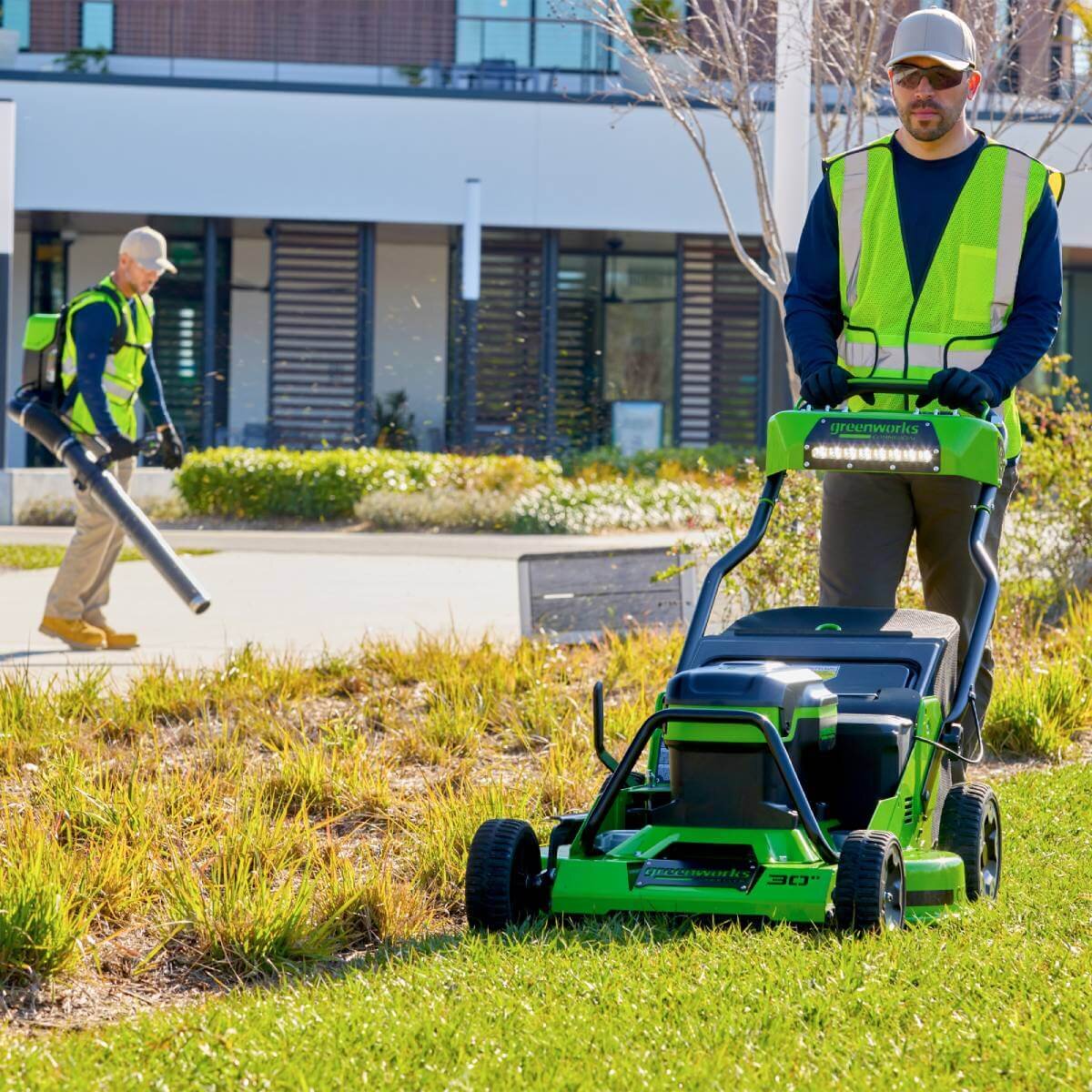 Газонокосилка аккумуляторная GREENWORKS (2519207) [82В, без акб и з/у]