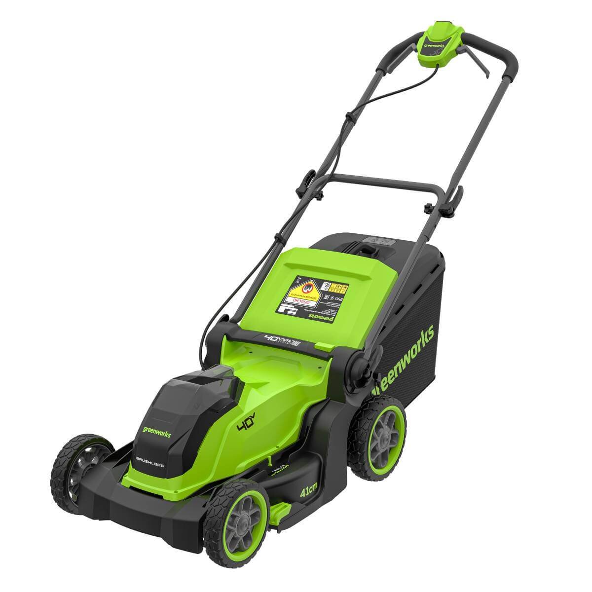 Газонокосилка аккумуляторная GREENWORKS GD40LM411 (2521007) [40В, без акб и з/у]