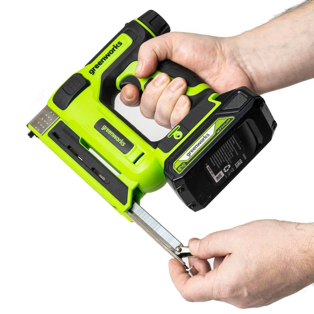 Степлер аккумуляторный GREENWORKS G24CS10 (3400107CUA)
