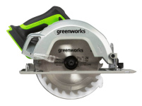 Пила дисковая аккумуляторная GREENWORKS GD24CS без АКБ и ЗУ (1500907)