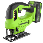 Лобзик аккумуляторный GREENWORKS GD24JS90 (3601707CUB)