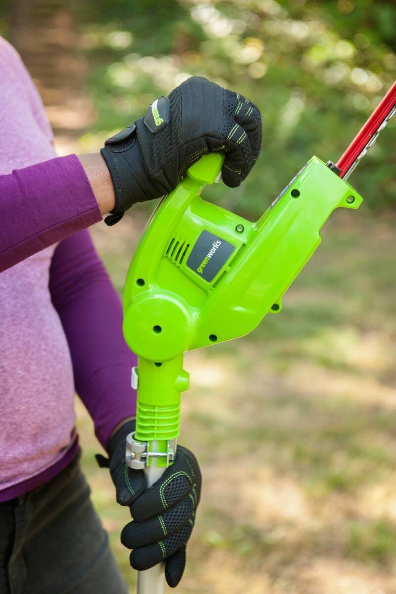 Ножницы садовые аккумуляторные телескопические GREENWORKS G24PH51 без АКБ и ЗУ (2300707)