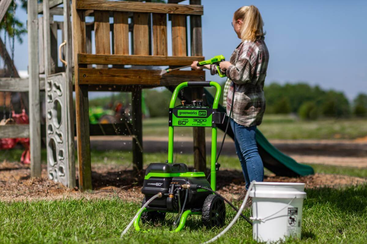 Мойка высокого давления аккумуляторная GREENWORKS GDP60DP без АКБ и ЗУ (5106207)