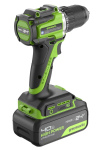 Дрель-шуруповерт Greenworks DD560 Anti-kickback (3708407CUB) [24В, 1х4.0 Ач, бесщеточный, кейс]