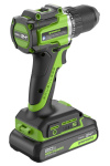 Дрель-шуруповерт Greenworks DD560 Anti-kickback (3708407CUA) [24В, 1х2.0 Ач, бесщеточный, кейс]
