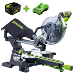 Пила торцовочная аккумуляторная GREENWORKS GD24MS216 (1501707UH)