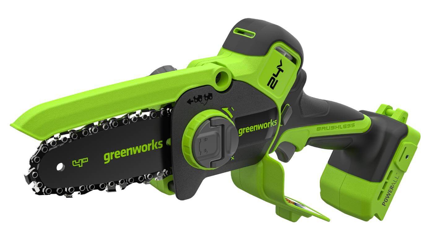 Пила садовая аккумуляторная GREENWORKS CS2410A (CS2410AUA) [24В, 1х2.0 Ач, з/у]
