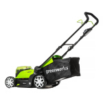 Газонокосилка аккумуляторная GREENWORKS G24X2LM41 (2512607UD) [24В, 2х4.0 Ач, з/у]