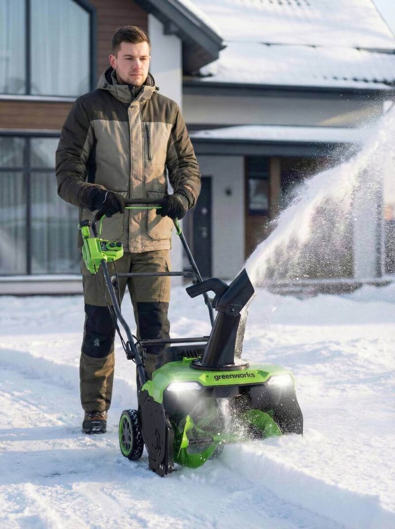 Снегоуборщик аккумуляторный GREENWORKS GD40STX2 без АКБ и ЗУ (2603407)