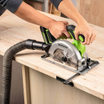 Пила дисковая аккумуляторная GREENWORKS GD24CS165 (1501607CUG)