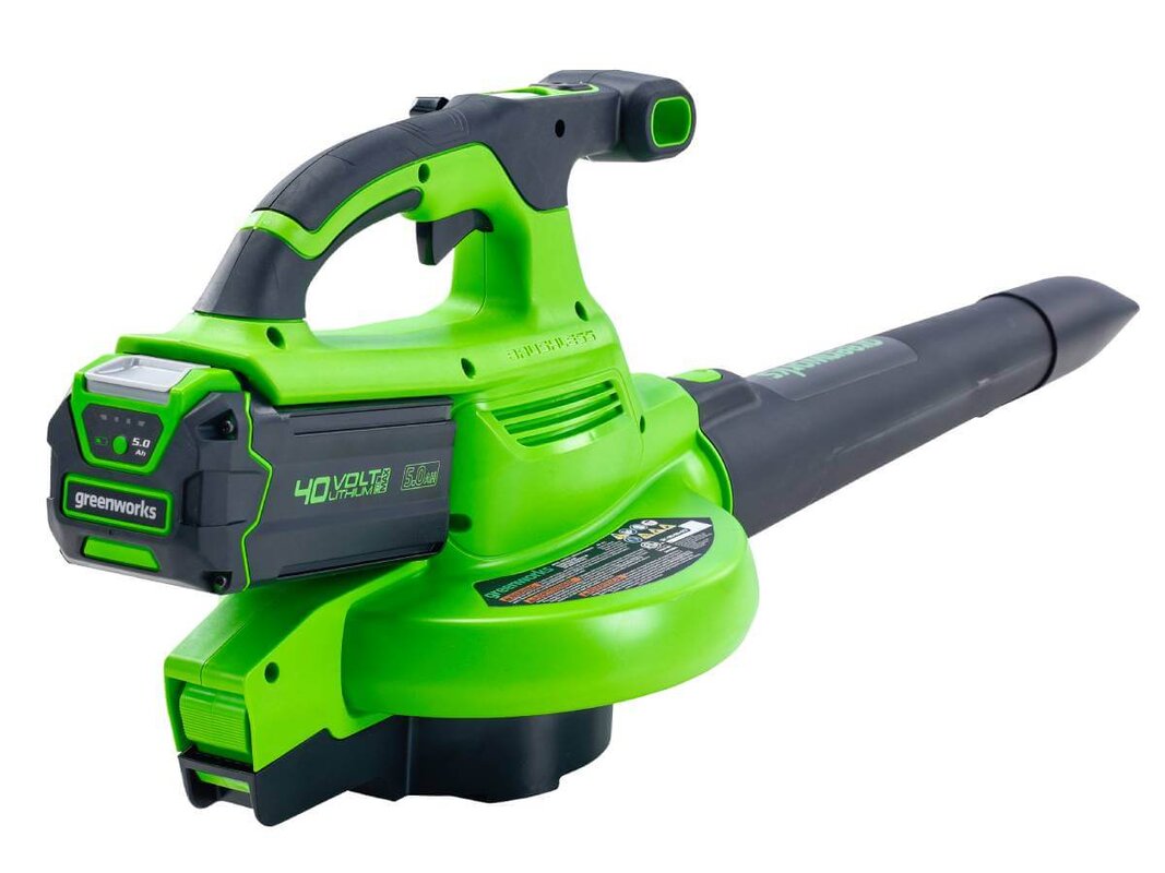 Воздуходувка аккумуляторная GREENWORKS GD40BVIIK5 (2406907UG)