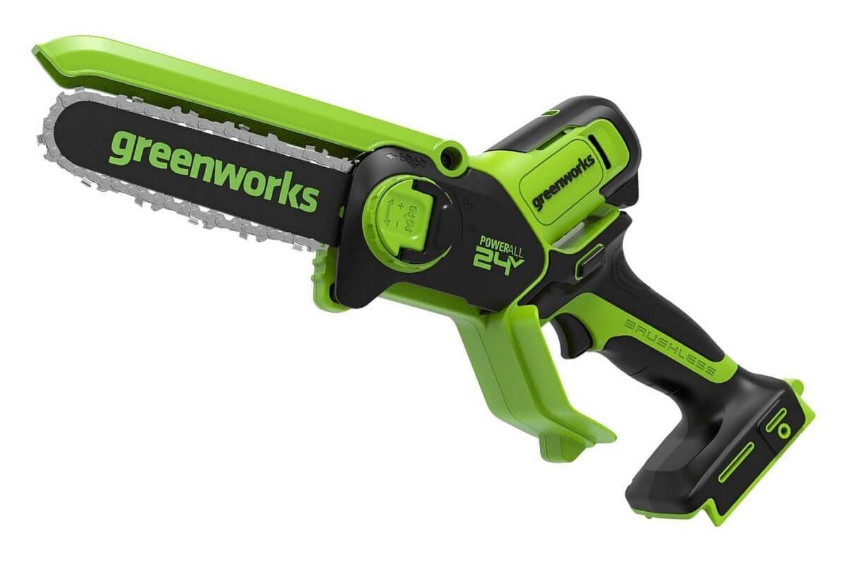 Пила садовая аккумуляторная GREENWORKS GD24CSMNX без АКБ и ЗУ (2008707)