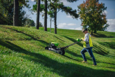 Газонокосилка аккумуляторная GREENWORKS LM221S (2519407) [82В, без АКБ и ЗУ]