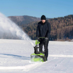 Снегоуборщик аккумуляторный GREENWORKS GD40STX2 (2603407UB)