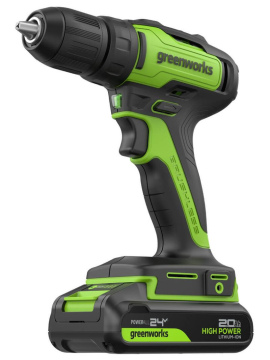 Шуруповерт Greenworks GD24DD35 (3704007UA) [24В, 1х2 Ач]