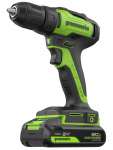 Шуруповерт Greenworks GD24DD35 (3704007UA) [24В, 1х2 Ач]