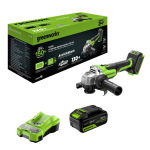 Шлифмашина угловая аккумуляторная GREENWORKS AG590 (3201007CUG)
