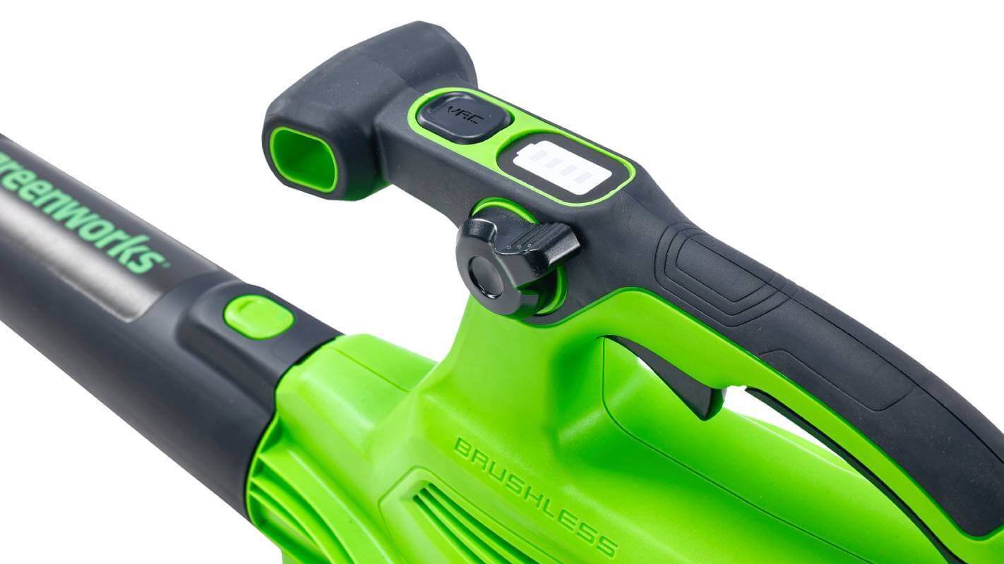 Воздуходувка аккумуляторная GREENWORKS GD40BVIIK5 (2406907UG)