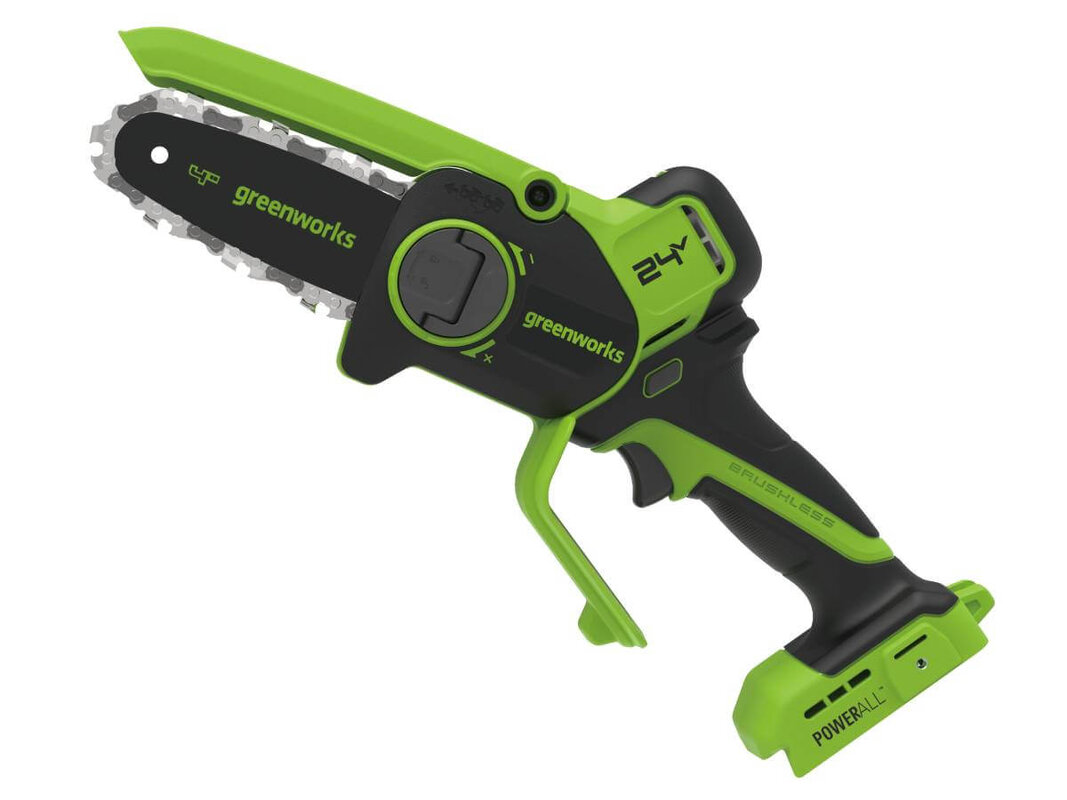 Пила садовая аккумуляторная GREENWORKS CS2410A (CS2410AUA) [24В, 1х2.0 Ач, з/у]