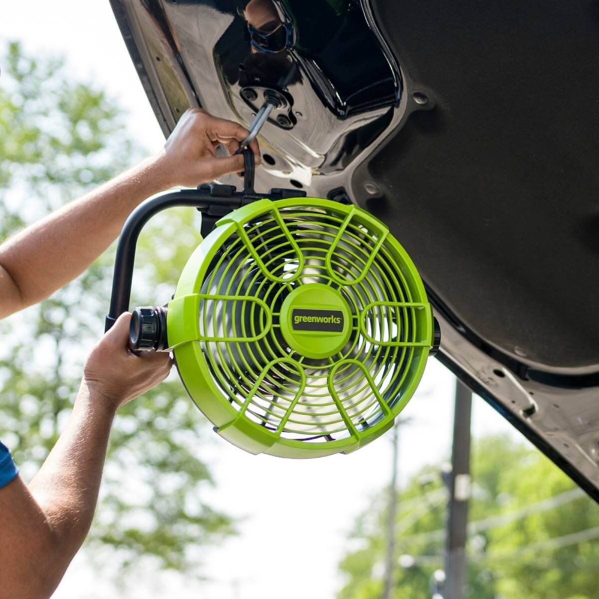 Вентилятор аккумуляторный GREENWORKS G24FAN без АКБ и ЗУ (3503407)