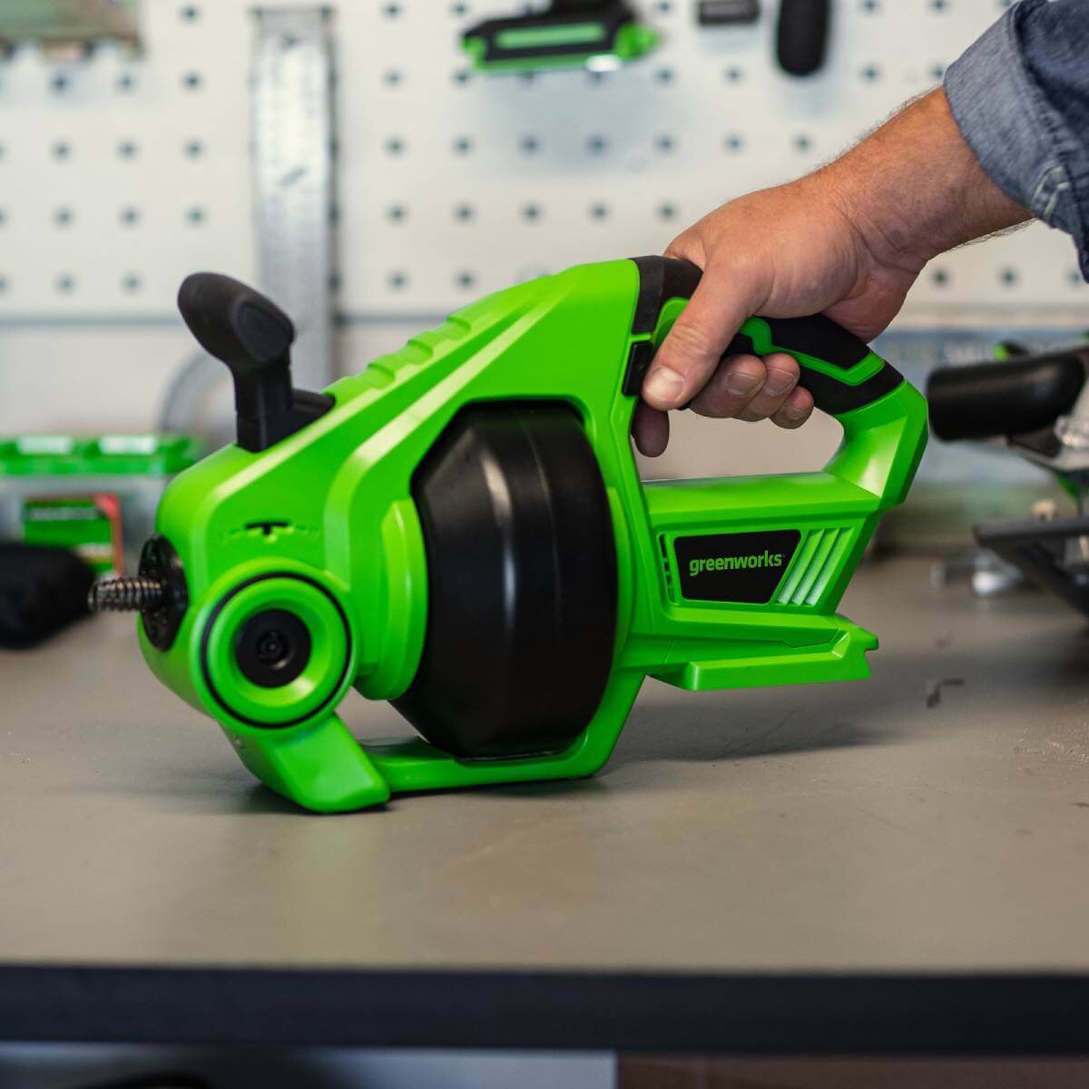 Машина прочистная аккумуляторная GREENWORKS G24DA без АКБ и ЗУ (3707307)