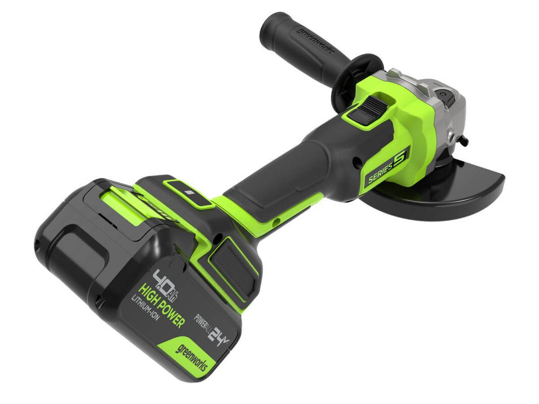 Шлифмашина угловая аккумуляторная GREENWORKS AG590 (3201007CUB)