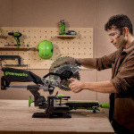 Пила торцовочная аккумуляторная GREENWORKS GD24MS216 (1501707UG)