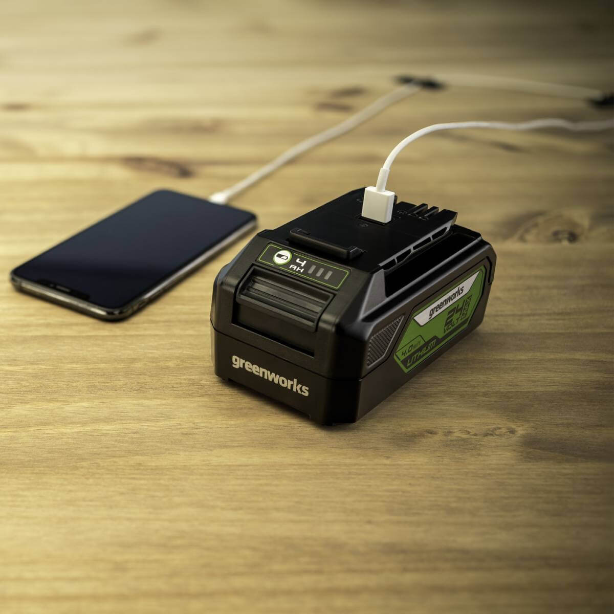 Аккумулятор GREENWORKS G24USB4 24.0V  4.0Ah Li-Ion (2939307)