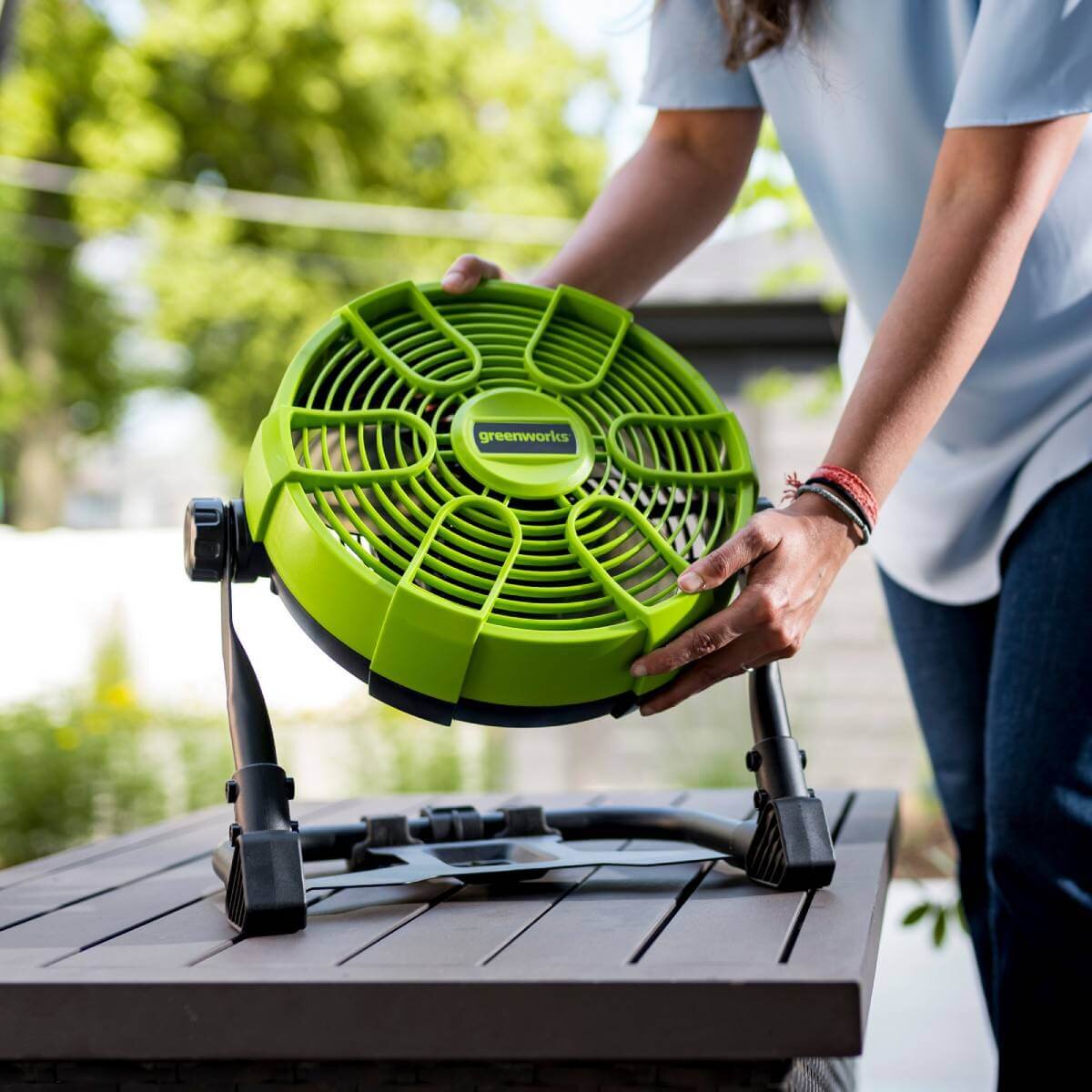 Вентилятор аккумуляторный GREENWORKS G24FAN без АКБ и ЗУ (3503407)