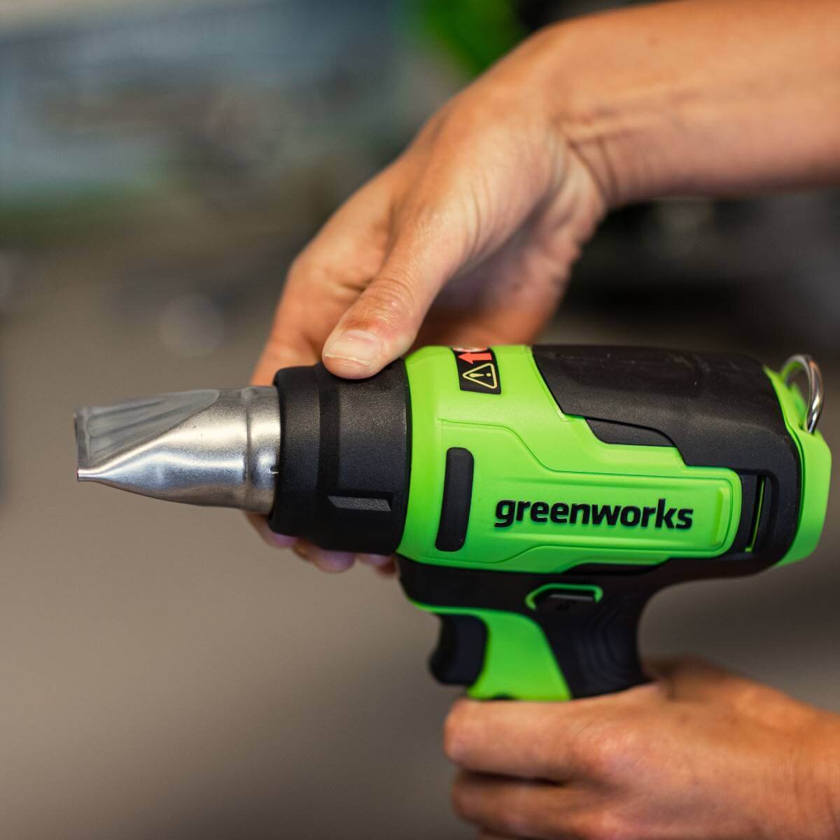 Фен строительный аккумуляторный (термофен) GREENWORKS G24HG (3400207CUB)