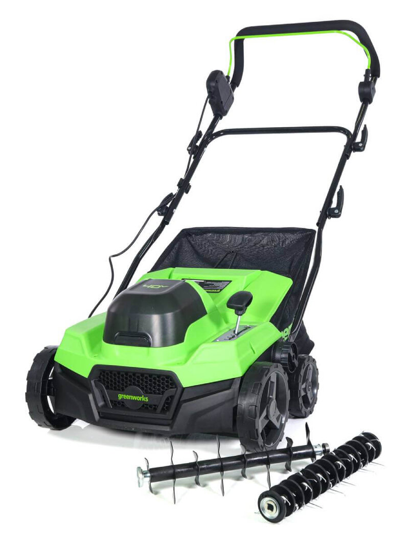 Аэратор-скарификатор аккумуляторный GREENWORKS GD40SC38II без АКБ и ЗУ (2517607)
