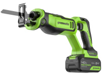 Пила сабельная аккумуляторная GREENWORKS GPT-BLRS-1 (1200607CUB)
