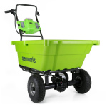 Тачка садовая аккумуляторная самоходная GREENWORKS G40GCK4 (7400007UB)