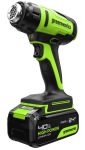 Фен строительный аккумуляторный (термофен) GREENWORKS G24HG (3400207CUB)