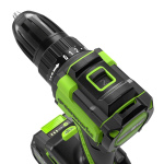 Дрель-шуруповерт Greenworks DD345 (3708307CUB) [24В, 1х4.0 Ач, бесщеточный, кейс]