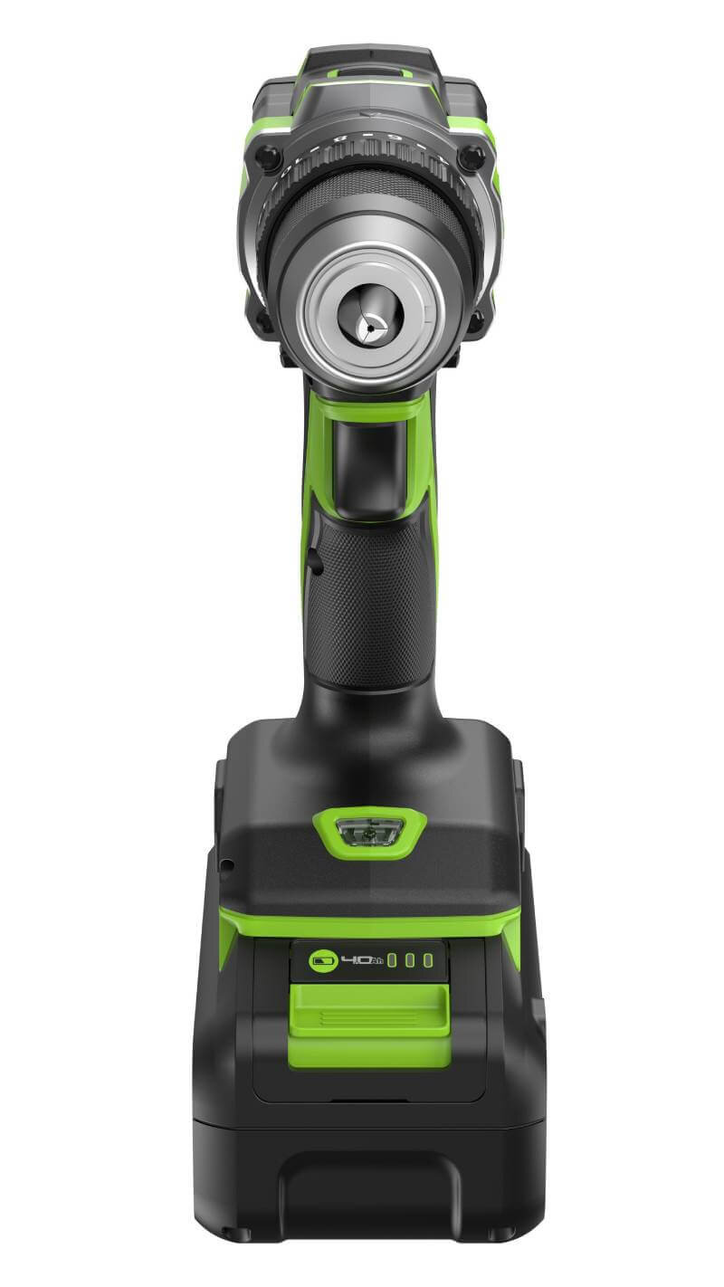 Дрель-шуруповерт Greenworks DD560 Anti-kickback (3708407CUB) [24В, 1х4.0 Ач, бесщеточный, кейс]