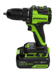 Дрель-шуруповерт Greenworks DD345 (3708307CUB) [24В, 1х4.0 Ач, бесщеточный, кейс]