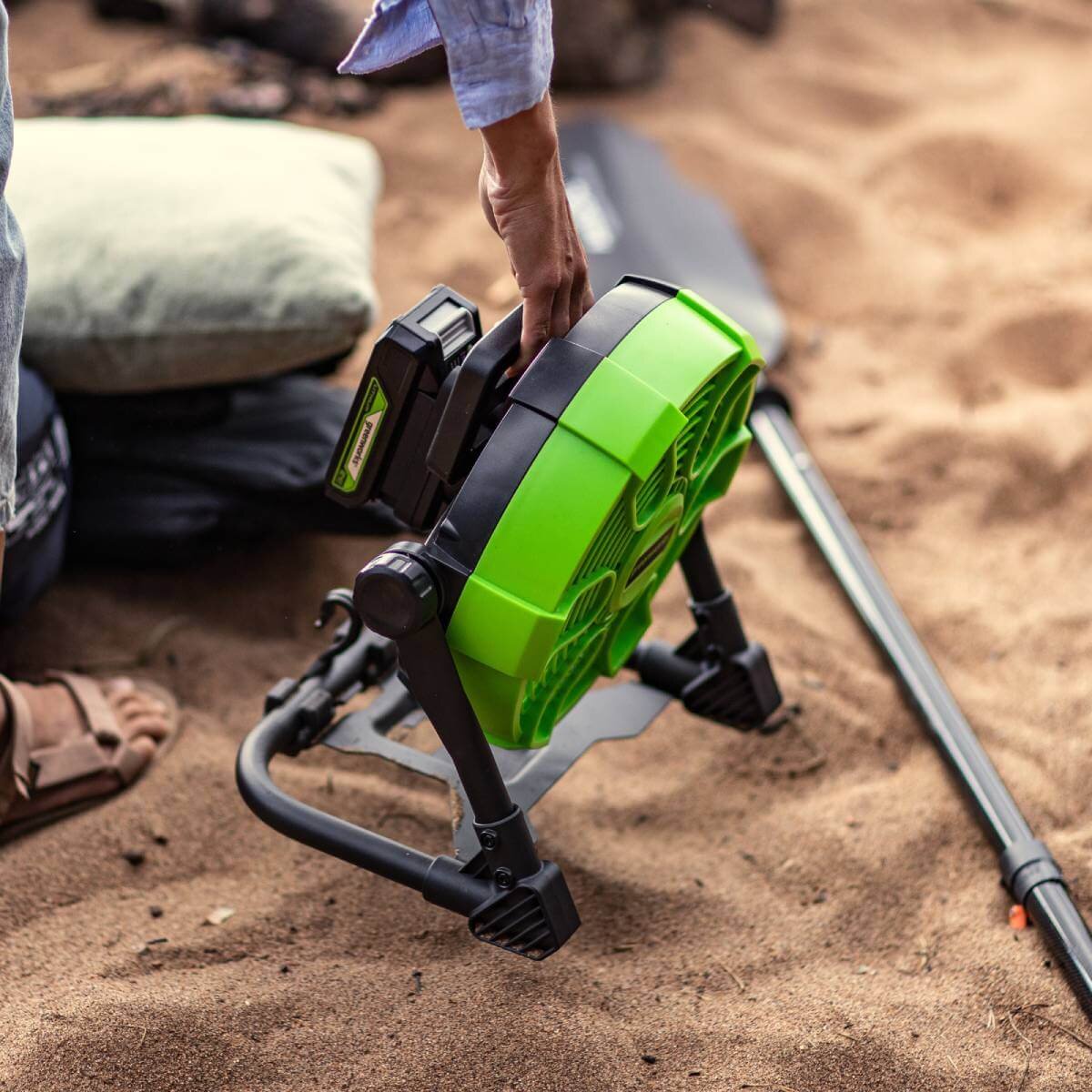 Вентилятор аккумуляторный GREENWORKS G24FAN без АКБ и ЗУ (3503407)