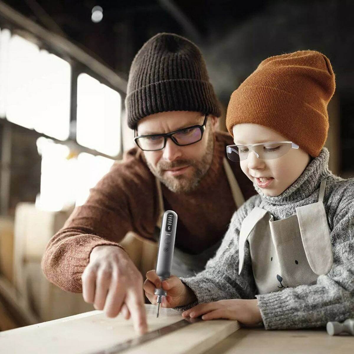 Гравер аккумуляторный GREENWORKS GPT-8VRT 8.0V +принадлежности (3200707)